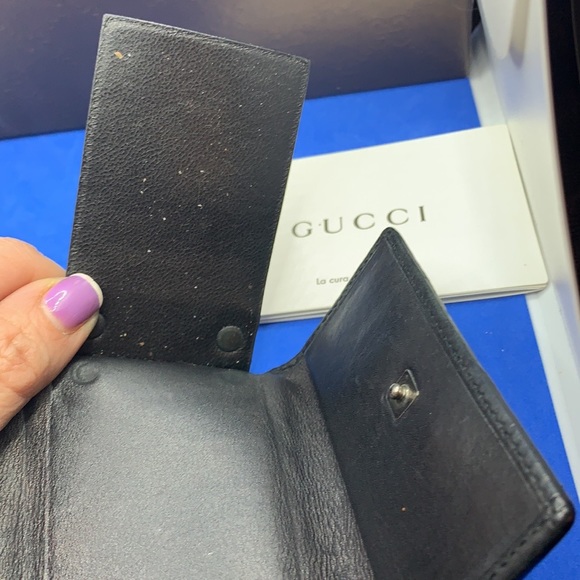 Gucci vintage black key holder wallet - Picture 9 of 13
